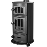 Duval EK-5109BL (BLACK EDITION) Дровяная печь-камин «евро буржуйка» с духовкой