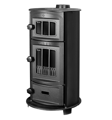 Duval EK-5109BL (BLACK EDITION) Дровяная печь-камин «евро буржуйка» с духовкой