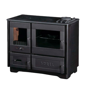 Duval EK-5136BL (BLACK EDITION) Печь-камин отопительно-варочная